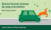 Campagne overstekend wild
