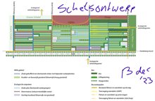 Schetsontwerp groene waterparel 2