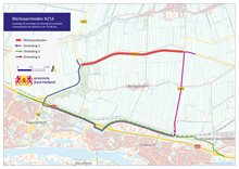 Kaart Werkzaamheden N214 - 4 tot 5 november