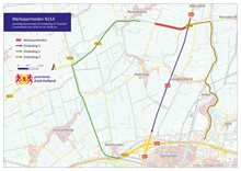 Kaart Werkzaamheden N214 - 6 tot 7 november